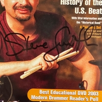Steve Smith - Drumset Technique DVD. Signed by Steve Smith and Vic Firth
