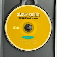 Steve Smith - Drumset Technique DVD. Signed by Steve Smith and Vic Firth