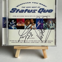 Status Quo - Whatever You Want CD. Signed by Francis Rossi and Rick Parfitt