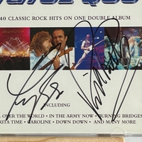 Status Quo - Whatever You Want CD. Signed by Francis Rossi and Rick Parfitt