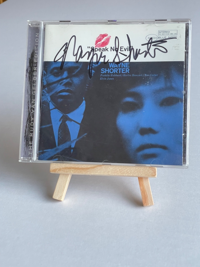 Wayne Shorter - Speak No Evil CD. Signed by Wayne Shorter
