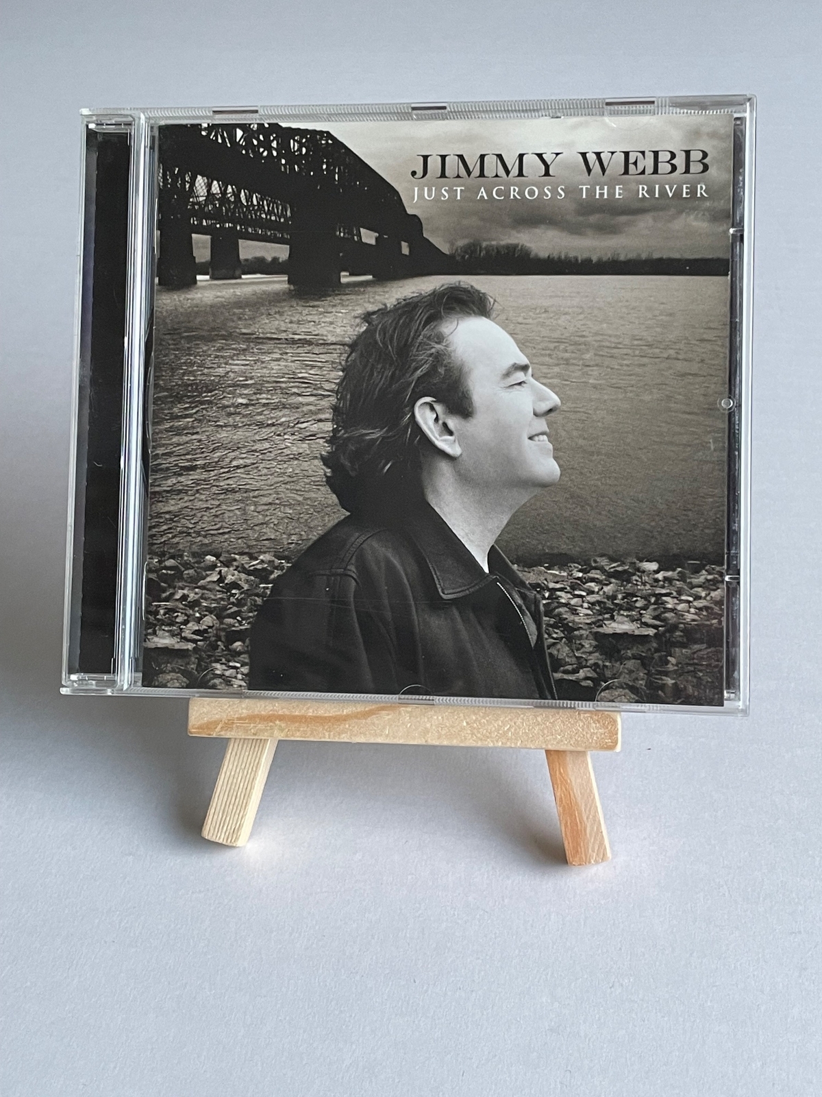 Jimmy Webb - Just Across The River CD. Signed by Jimmy Webb