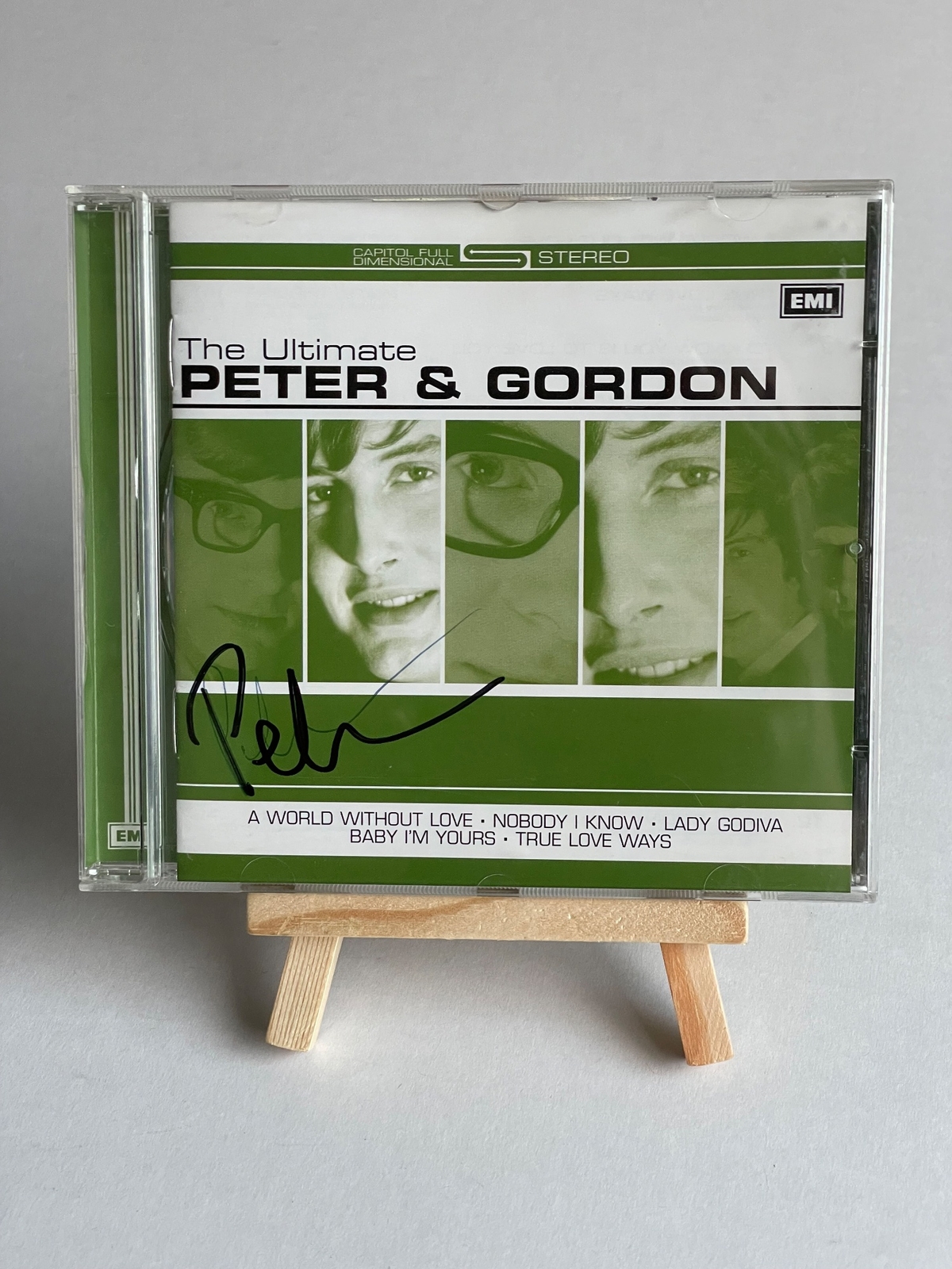 Peter & Gordon - The Ultimate Peter & Gordon CD. Signed by Peter Asher