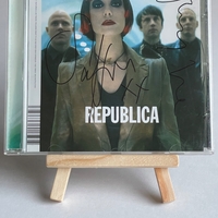 Republica - Republica CD. Signed by Saffron and Johnny Male