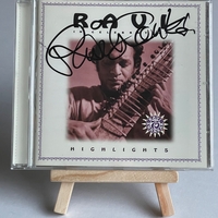 Ravi Shankar - Highlights CD. Signed by Ravi Shankar
