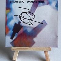 Brian Eno + David Byrne - My Life In The Bush Of Ghosts Cad. Signed by Brian Eno