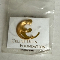 Celine Dion Foundation Brooch - signed by Celine Dion.