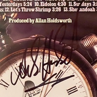 Allan Holdsworth - The Best of Allan Holdsworth. Against The Clock CD. Signed by Allan Holdsworth.