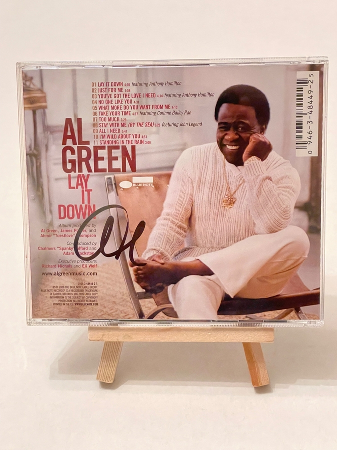 Al Green - Lay It Down CD. Signed by Al Green