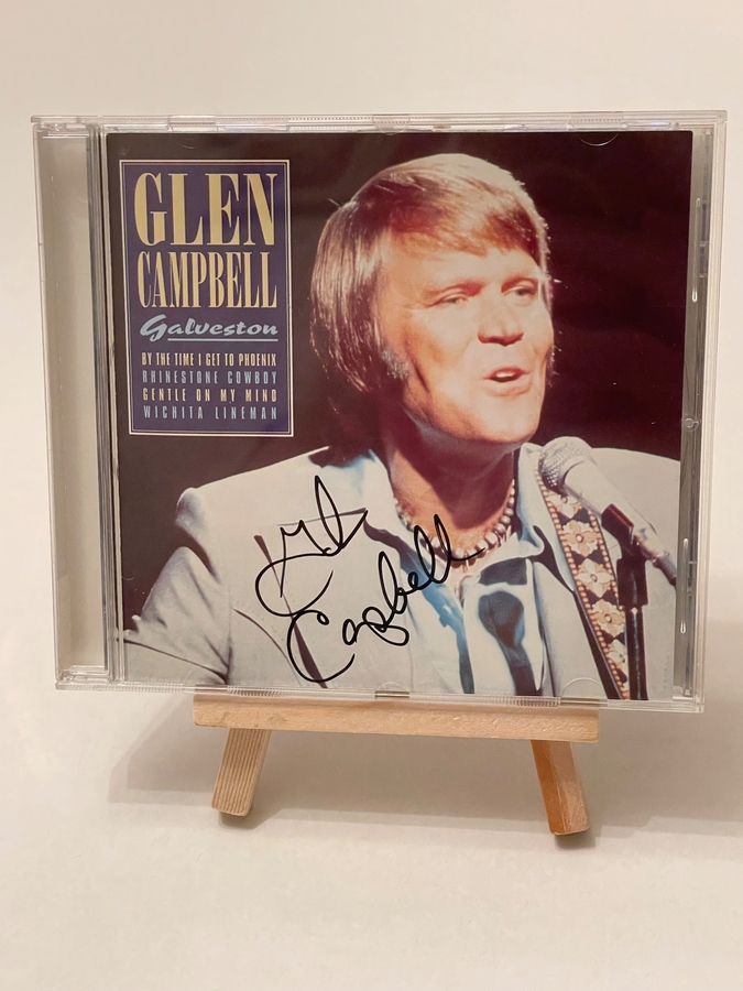 Glen Campbell - Galveston CD. Signed by Glen Campbell