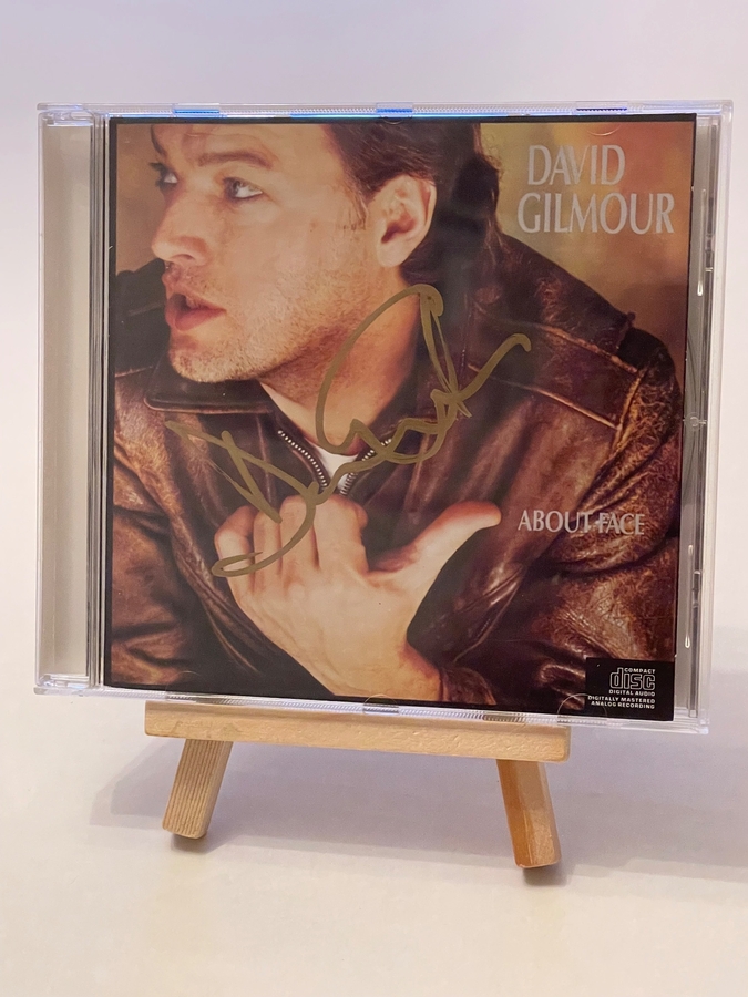 David Gilmour - About Face CD. Signed by David Gilmour