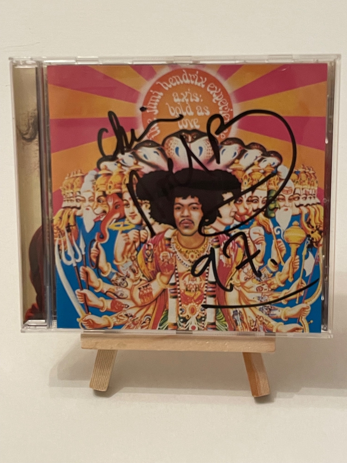 The Jimi Hendrix Experience - Axis: Bold As Love CD. Signed by Noel Redding