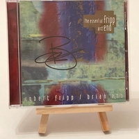 Robert Fripp and Brian ENO - The Essential Fripp and ENO CD. Signed by Brian Eno
