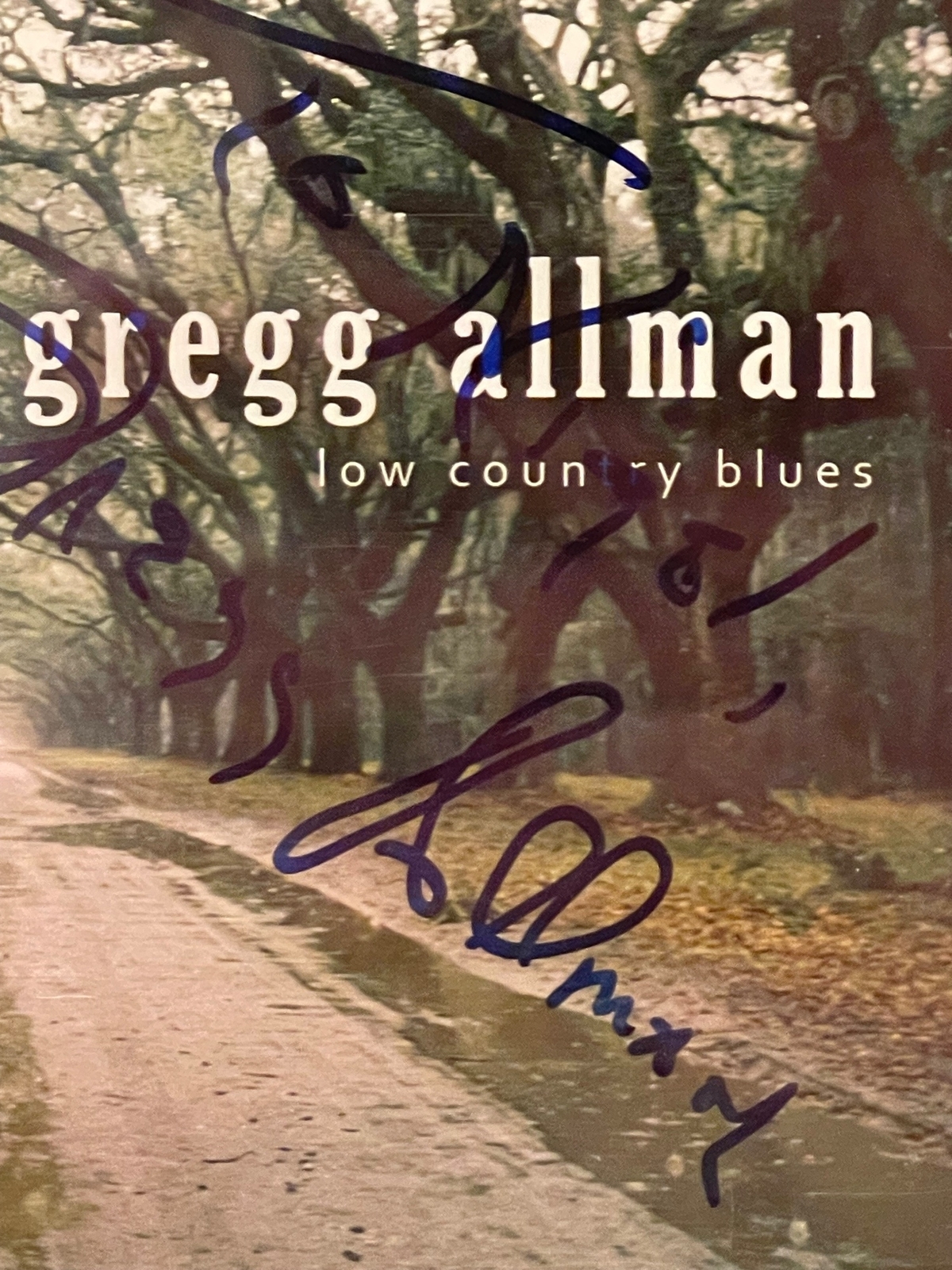 Gregg Allman - Low Country Blues CD. Signed by Gregg Allman