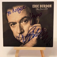 Eric Burdon - My Secret Life CD. Signed by Eric Burdon, dedicated to Nigel