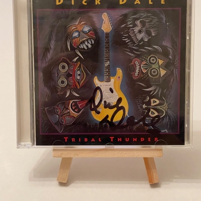 Dick Dale - Tribal Thunder CD. Signed by Dick Dale