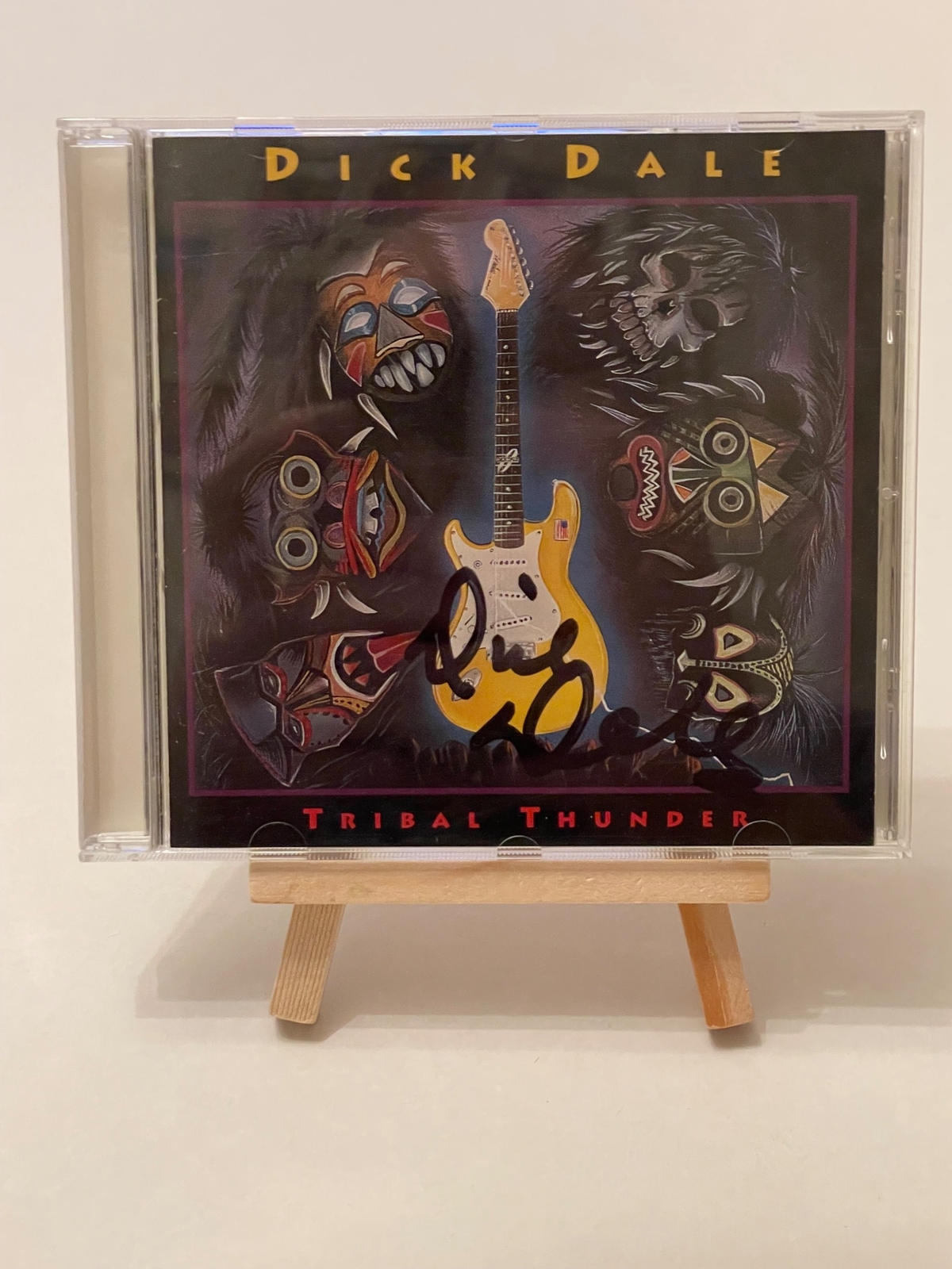 Dick Dale - Tribal Thunder CD. Signed by Dick Dale