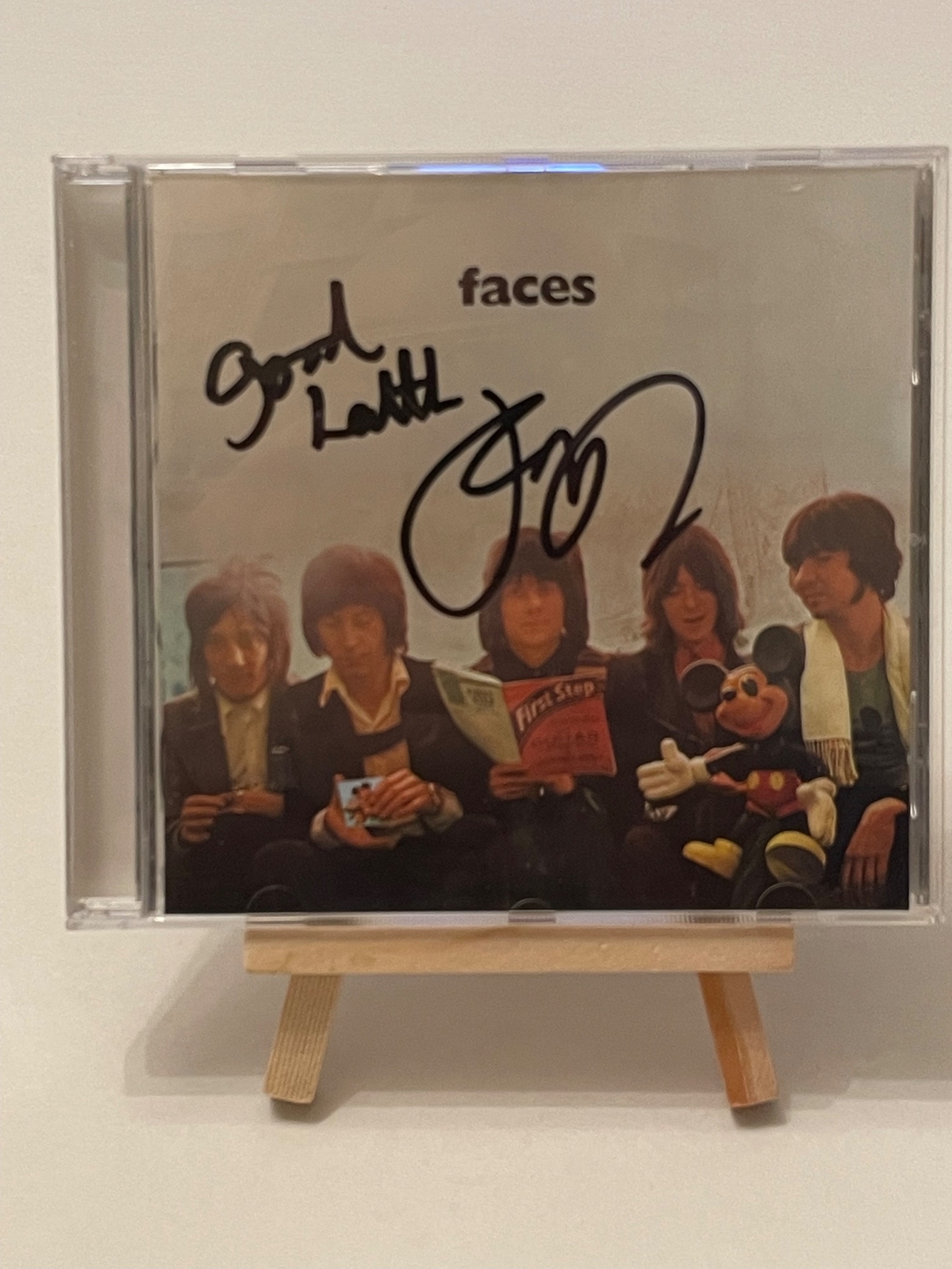Faces - First Step CD. Signed by Ian McKagan