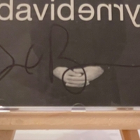 David Byrne - David Byrne CD. Signed by David Byrne