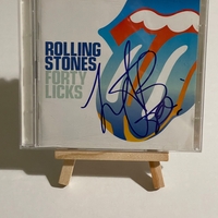 Rolling Stones - Forty Licks CD. Signed by Charlie Watts