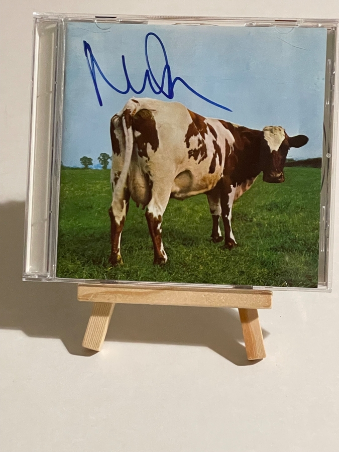 Pink Floyd - Atom Heart Mother CD. Signed by Nick Mason and Ron Geesin
