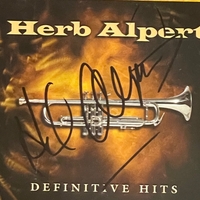 Herb Alpert - Definitive Hits. Signed by Herb Alpert