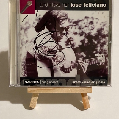 Jose Feliciano - And I Lover Her CD. Signed by Jose Feliciano