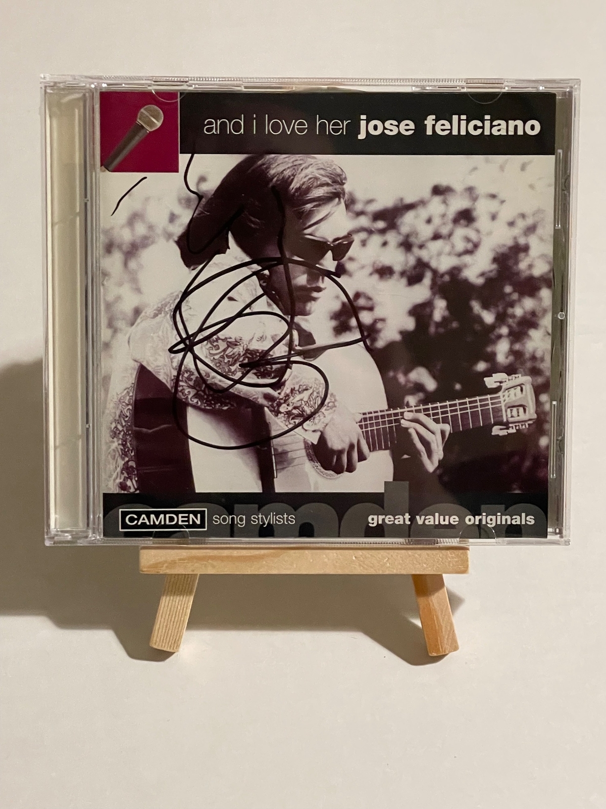 Jose Feliciano - And I Lover Her CD. Signed by Jose Feliciano
