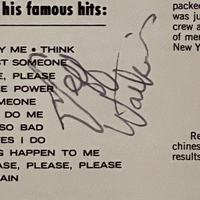 James Brown - The James Brown Show CD. Signed by James Brown personalised to Nigel, Jeff Watkins and James Brown again