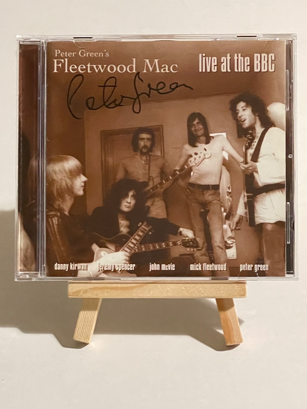 Peter Green’s Fleetwood Mac - Live At The BBC. Signed by Peter Green