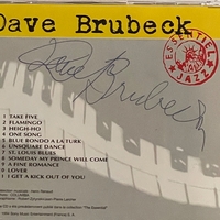 Dave Brubeck - Essentiel Jazz CD. Signed by Dave Brubeck
