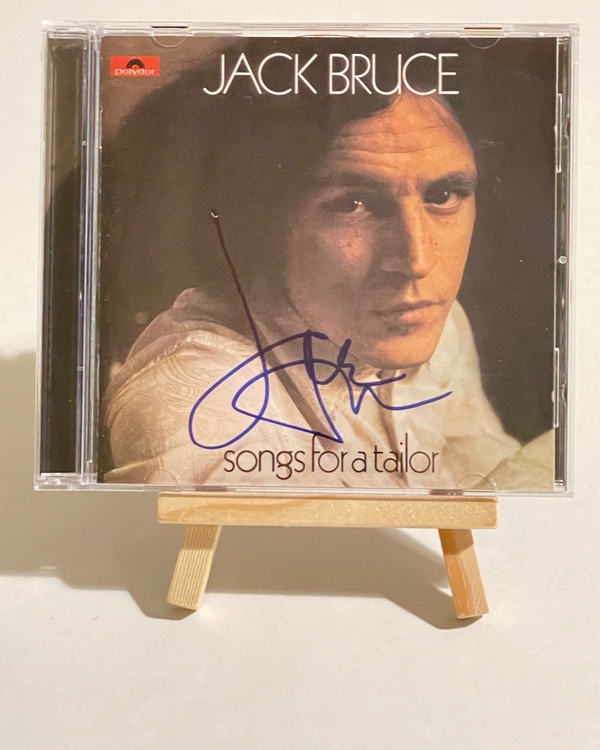 Jack Bruce - Songs For A Tailor CD. Signed by Jack Bruce
