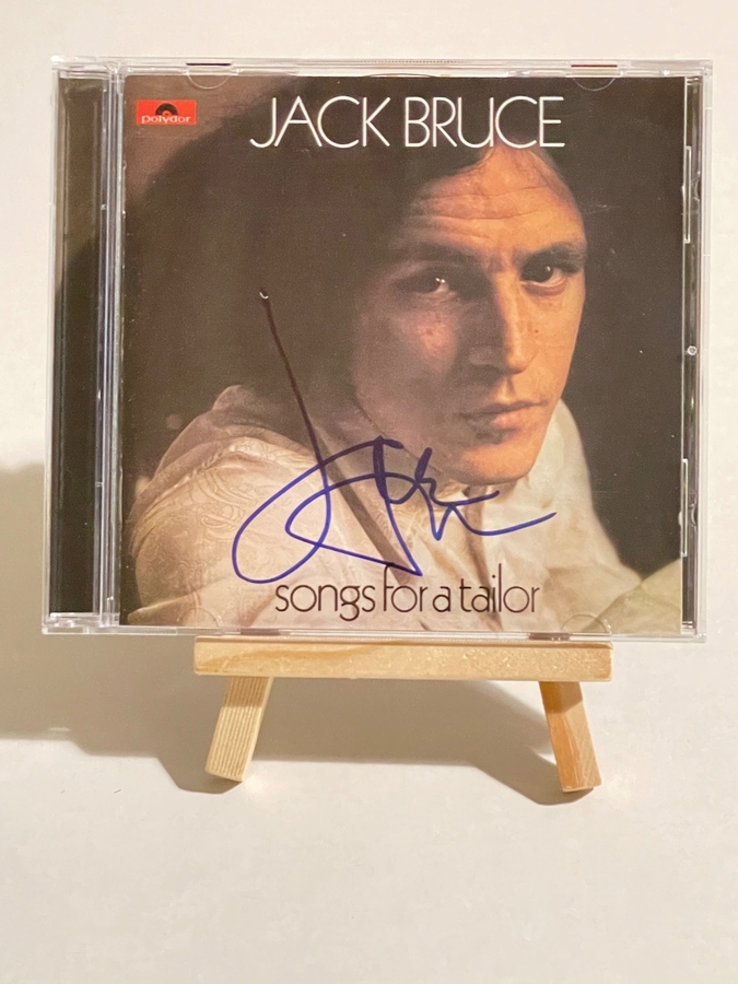Jack Bruce - Songs For A Tailor CD. Signed by Jack Bruce