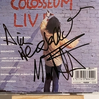 Colosseum - Live CD. Signed by Chris Farlowe, Clem Clemson, Jon Hiseman, Dick Heckstall-Smith, Mark Clarke? And possibly 1 other