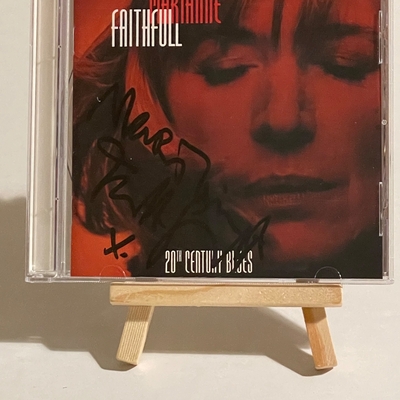 Marianne Faithfull - 20th Century Blues CD. Signed by Marianne Faithfull and Paul Trueblood