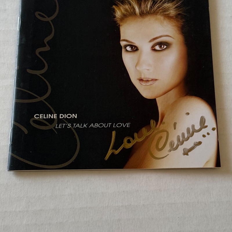 Celine Dion - Let’s Talk About Love  CD. Signed by Celine Dion.