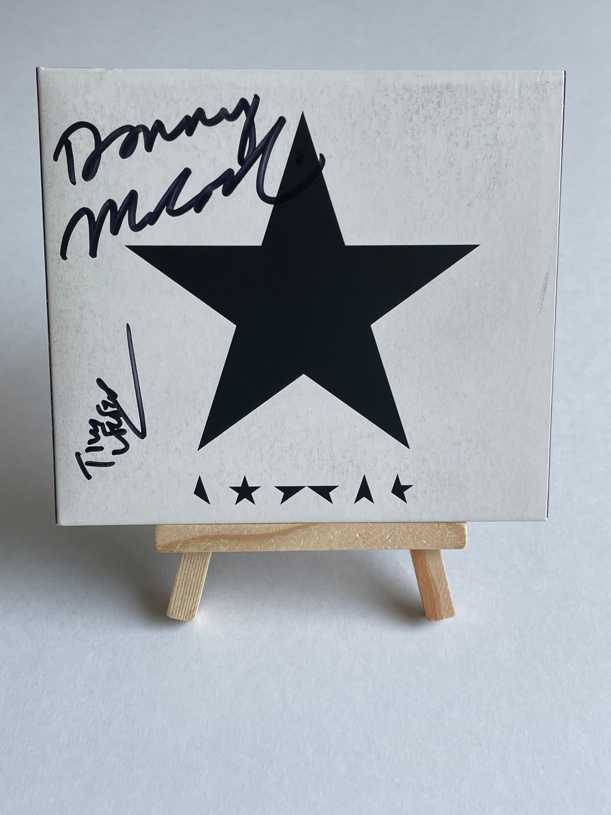 David Bowie - Black Star CD. Signed by Donny McCaslin and Tim Lefebvre