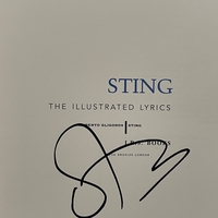 Sting - Accoustic live in Newcastle Cad boxset. Signed by Sting x 2