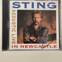 Sting - Accoustic live in Newcastle Cad boxset. Signed by Sting x 2
