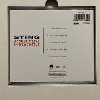 Sting - Accoustic live in Newcastle Cad boxset. Signed by Sting x 2
