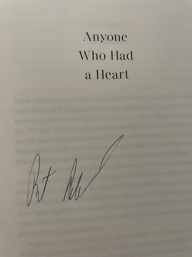 Burt Bacharach - Anyone who had a heart hardback book. Signed by Burt Bacharach