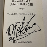 B. B King - The Autobiography hardback book. Signed by B.B King