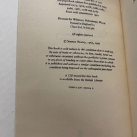 Seamus Heaney - Death of a Naturalist paperback book. Signed by Seamus Heaney