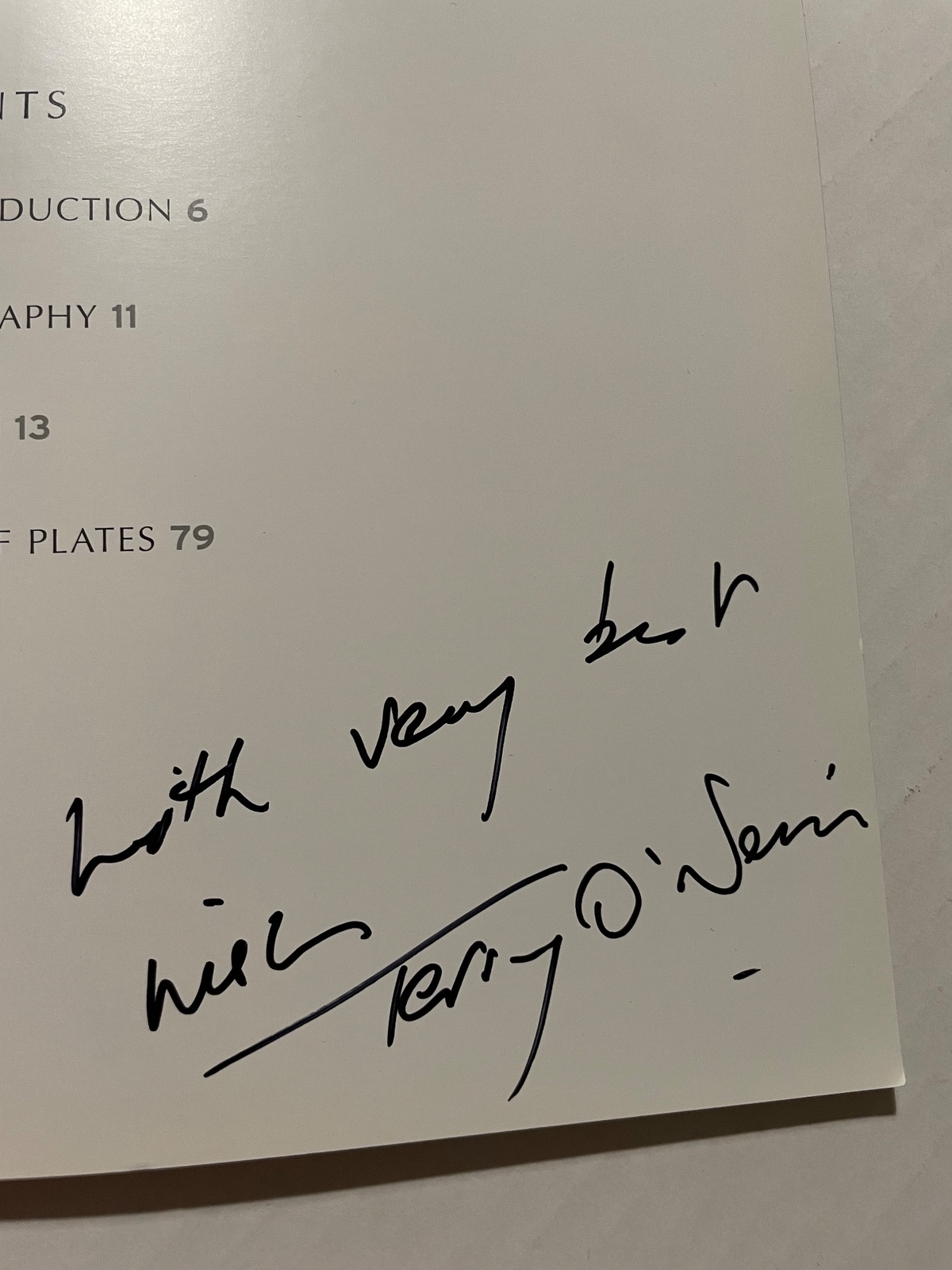 Terry O’Neill in St James’s. The Art of Photography Hardback book. Signed by Terry O’Neill