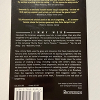 Jimmy Webb - Tunesmith paperback book. Signed by Jimmy Webb