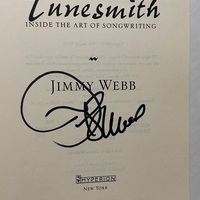 Jimmy Webb - Tunesmith paperback book. Signed by Jimmy Webb