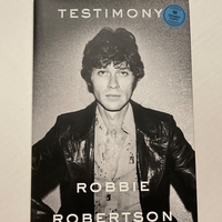Robbie Robertson - Testimony Hardback book. Signed by Robbie Robertson
