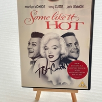 Some Like It Hot DVD - signed by Tony Curtis