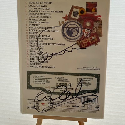 Squeeze - Essential Squeeze DVD. Signed by Chris Difford and Glen Tilbrook