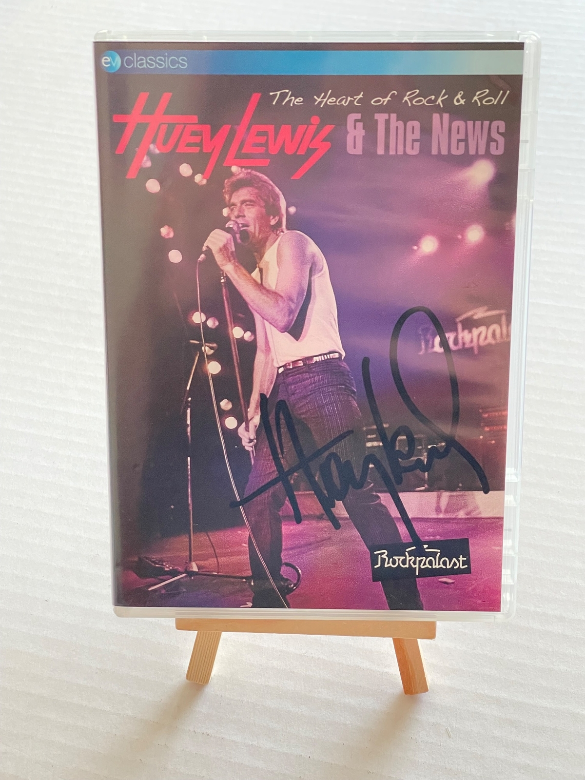 Huey Lewis and The News - The Heart of Rock & Roll DVD. Signed by Huey Lewis